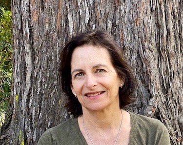 Author Katherine Seligman poses for a portrait in Golden Gate Park on Thursday, Jan. 7, 2021 in San Francisco, California. She has written a new novel called ÒAt the Edge of the HaightÓ about a homeless woman living in Golden Gate Park which will be available in stores starting January 19th.